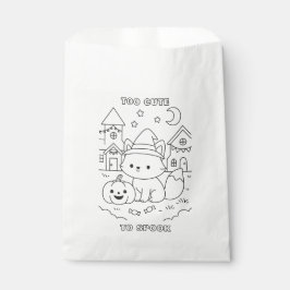 Papel Actividad de Halloween para niños, bolsa de regalo