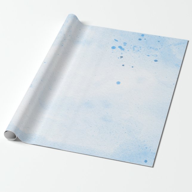Papel acuático azul de fondo (Desenrollado)