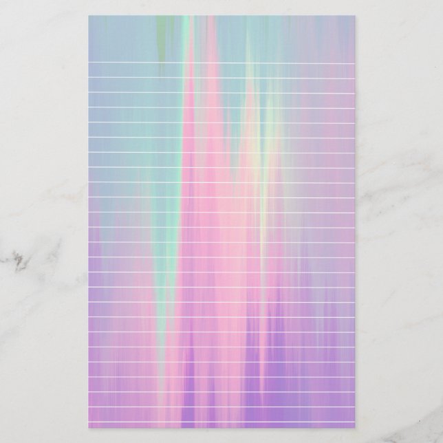 Papel alineado aurora boreal (Anverso)