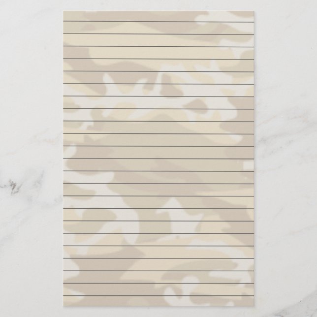 Papel alineado con el desierto Camo (Anverso)