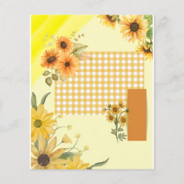 Papel amarillo para scrapbook