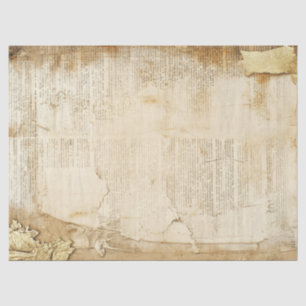 Papel antiguo con bordes rotos Relieve metalizado 