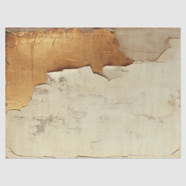 Papel antiguo con bordes rotos Relieve metalizado  (Anverso)
