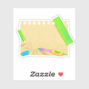 Papel antiguo de pegatina brillante con papel de o