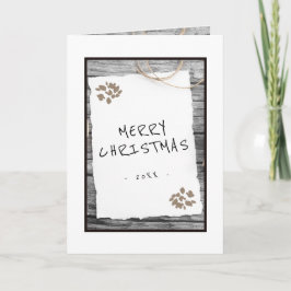 Papel Antiguo Rústico Feliz Navidad Escritura Fies