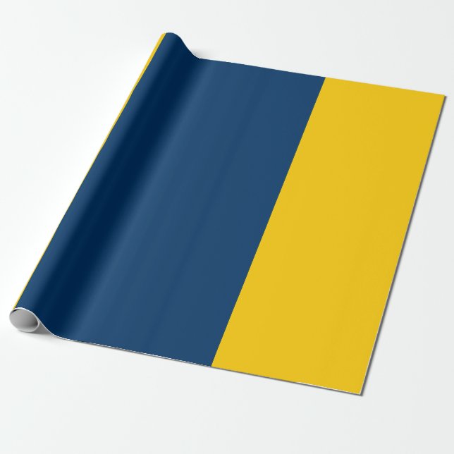 Papel Apalache de Oro y Acondicionamiento Azul (Desenrollado)