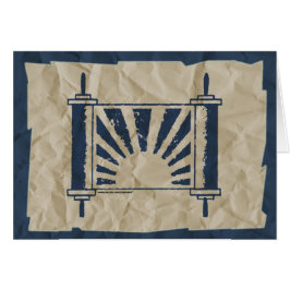 Papel arrugado Torah apenado de la salida del sol