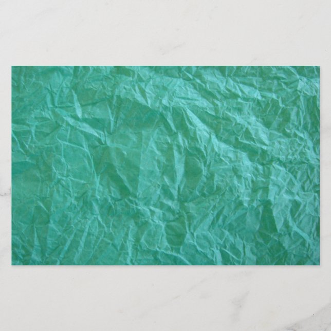 Papel arrugado verde (Anverso)