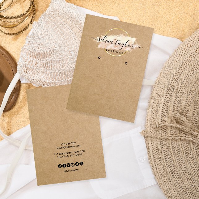 Papel artesanal de caligrafía Tarjeta de visualiza (Subido por el creador)