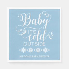 Papel Bebé está frío fuera de la servilleta de Baby Show