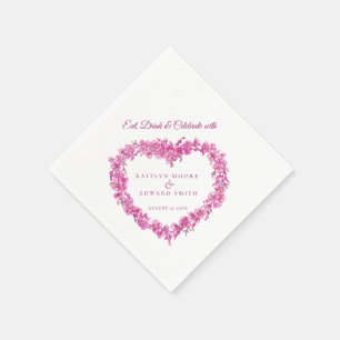 Papel Boda de arte olvidadizo no servilleta personalizad