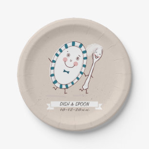 Papel Boda de Cuchara y Plato