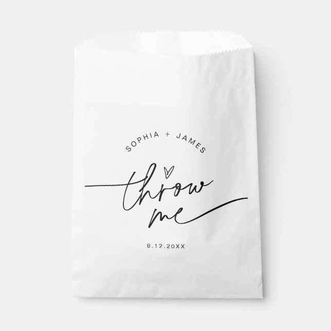 Papel BODA de EVERLEIGH Despedir la bolsa Confetti Petal (Anverso)