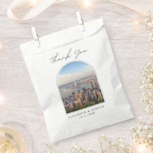 Papel Boda de Hong Kong Gracias Bolsa De Favor De La Fot