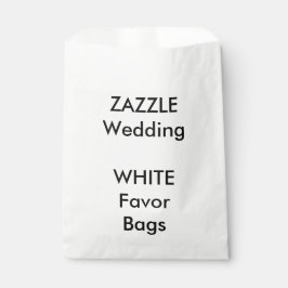 Papel Boda Personalizado BLANCO Bolsa favorecedora de pa
