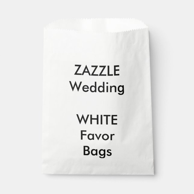 Papel Boda Personalizado BLANCO Bolsa favorecedora de pa (Anverso)