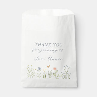 Papel Bolsa a favor del partido de las flores silvestres