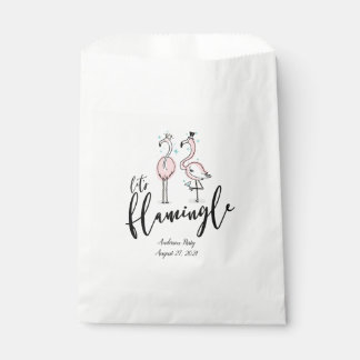 Papel Bolsa Blanca de Flamingle Flamingo Favor