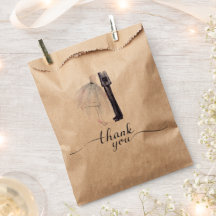 Bolsa de agradecimiento para el baile de novios