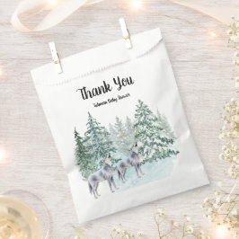 Papel Bolsa de Baby Shower Favor para los Animales Fores