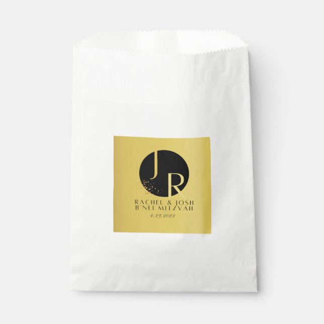 Papel Bolsa de caramelo para mitzvah (Anverso)