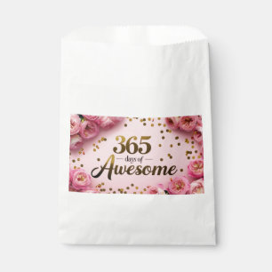 Papel Bolsa de compras de conteo floral mágico de cumple