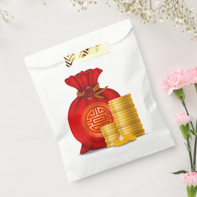Papel Bolsa de Dinero Chino (Sellado)