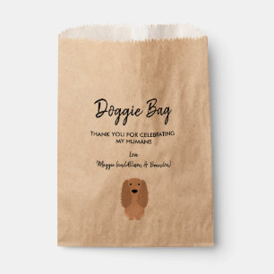 Papel Bolsa de doggie de Cocker Spaniel para Bodas, bols