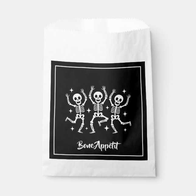 Papel Bolsa de dulces de Halloween (Anverso)