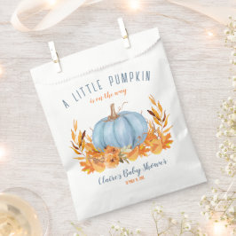 Papel Bolsa de Favor Baby Shower de niño pequeño calabaz