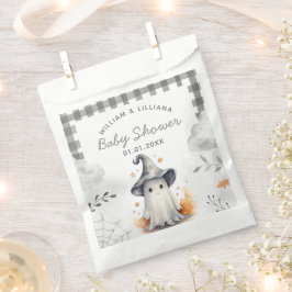 Papel Bolsa de Favor Baby Shower Ghost de Halloween