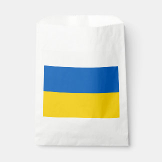 Papel Bolsa de Favor con Bandera Patriótica de Ucrania