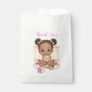 Papel Bolsa de Favor de Agradecimiento para Bebé Afroame