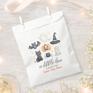 Papel Bolsa de favor de Baby Shower de Halloween Little 