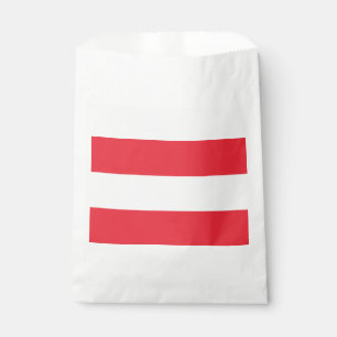 Papel Bolsa de Favor de Bandera Austriaca Patriótica