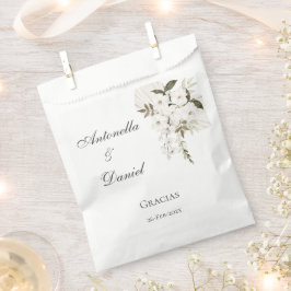 Papel Bolsa de Favor de Boho Wedding