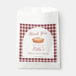 Papel Bolsa de Favor de Cumpleaños de Cutie Pie