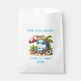 Papel Bolsa de Favor de Cumpleaños en la Playa de Ataque