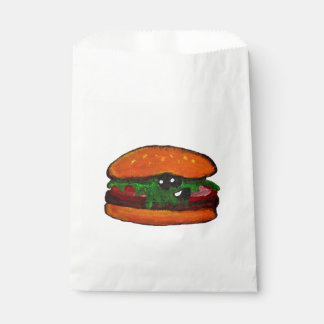 Papel Bolsa de Favor de Fiesta de Hamburguesas