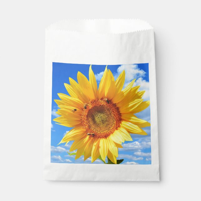 Papel Bolsa de Favor de Girasol (Anverso)