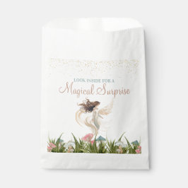 Papel Bolsa de Favor de Hadas del Jardín Magico