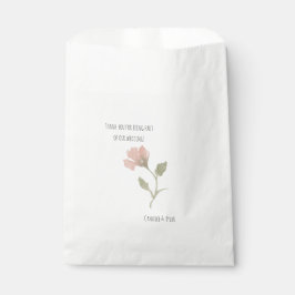 Papel Bolsa de Favor de la Boda Bohemia