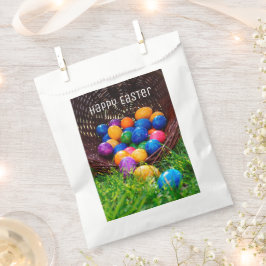 Papel Bolsa de Favor de la Cesta de Huevos Feliz Pascua