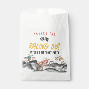 Papel Bolsa de Favor de la Fiesta de Aniversario de la B