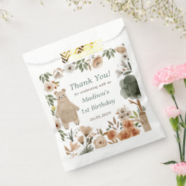 Papel Bolsa de Favor de la Fiesta de Cumpleaños de los A