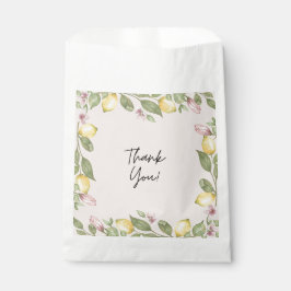 Papel Bolsa de Favor de Limón Rosa