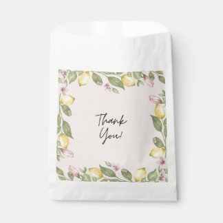 Papel Bolsa de Favor de Limón Rosa