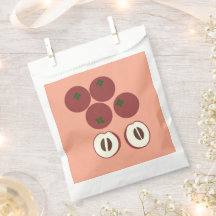 Bolsa de Favor de Manzana de Terciopelo