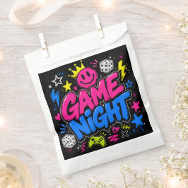 Papel Bolsa de Favor de Noche de Juegos de Graffiti Colo