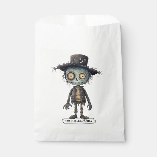 Papel Bolsa de Favor de Zombie (Anverso)